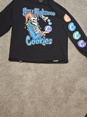 Cookies 'Your Highness' Graphic Long Sleeve Tee - Black